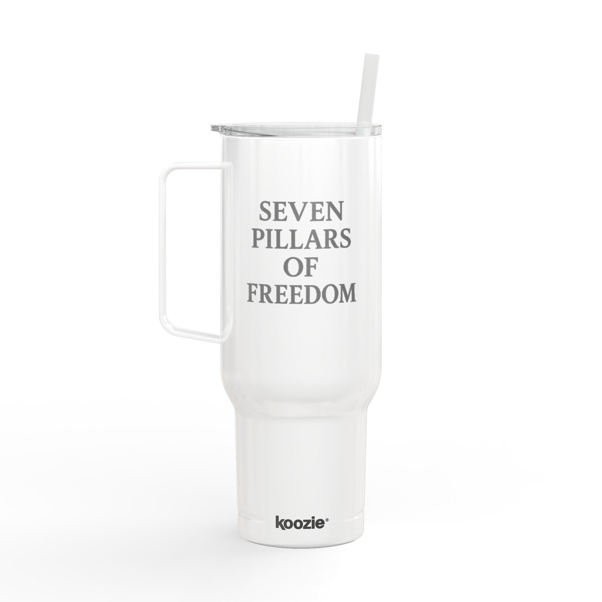 Engraved Insulated Tumbler, 40oz Travel Mug, Freedom Drinkware for Hot & Cold Beverages, Perfect Gift for Adventurers & Celebrations