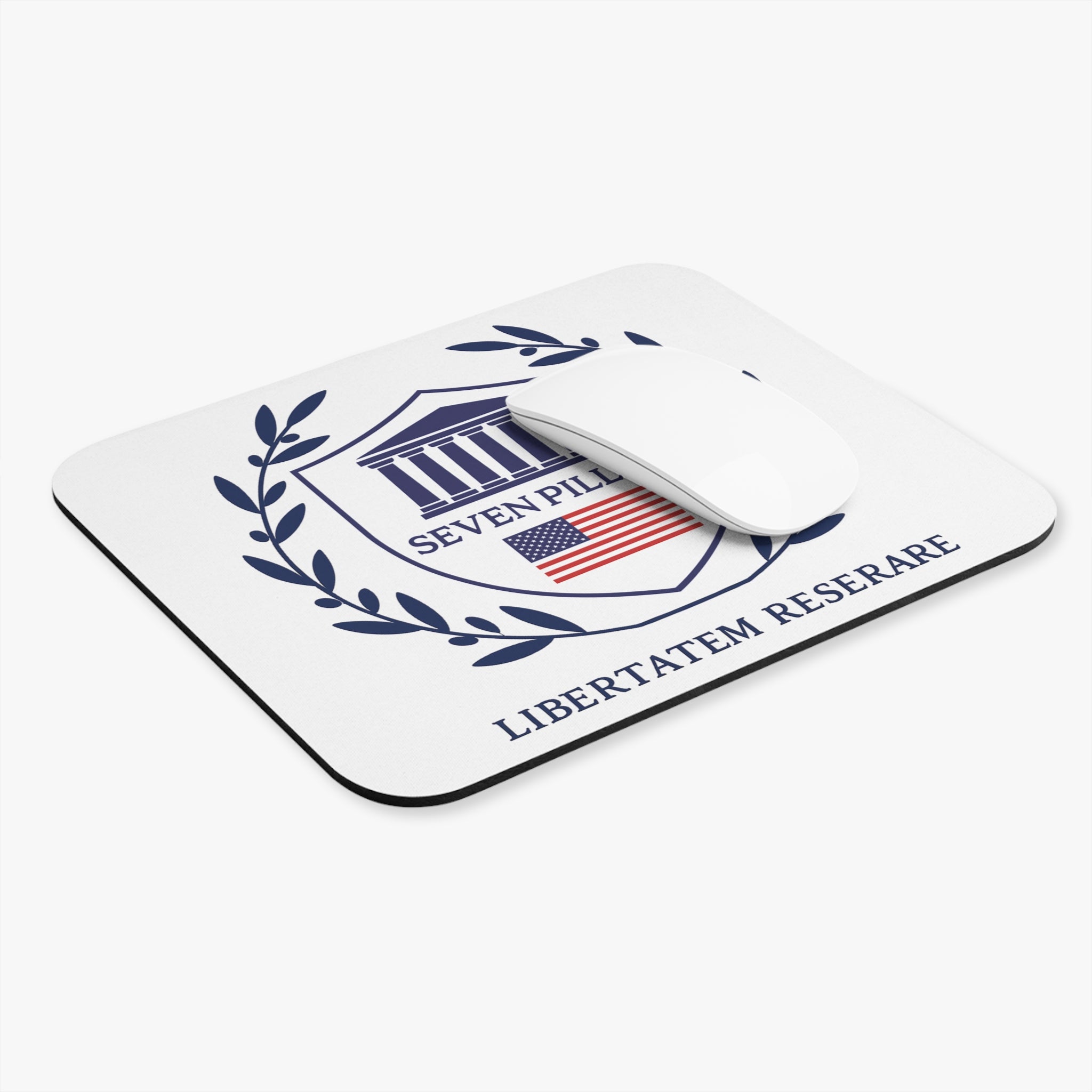 Patriotic Mouse Pad with Shield Design, Office Decor Gift for Teachers, Students, Graduates, Work From Home Accessory, Home Office [...]