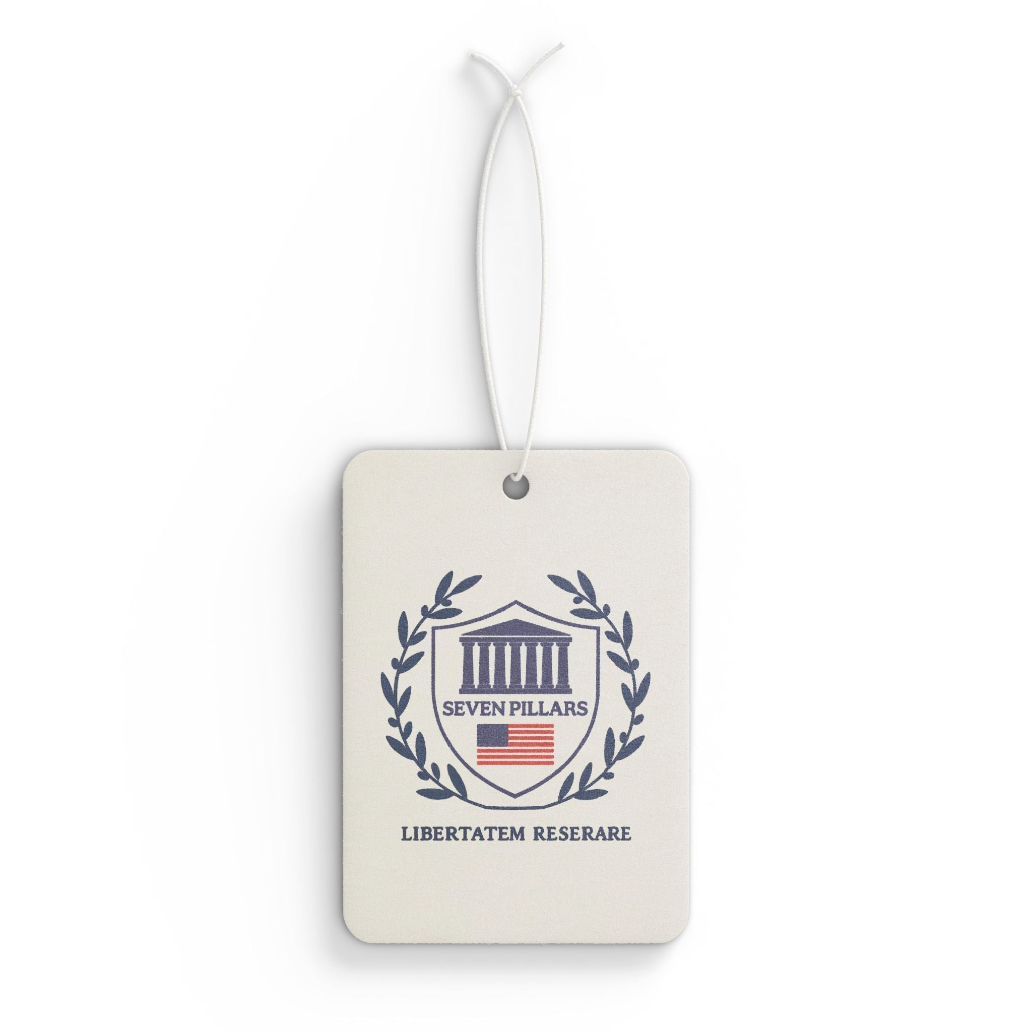 Seven Pillars Car Air Freshener - Freshen Your Ride with Liberty Inspired Design