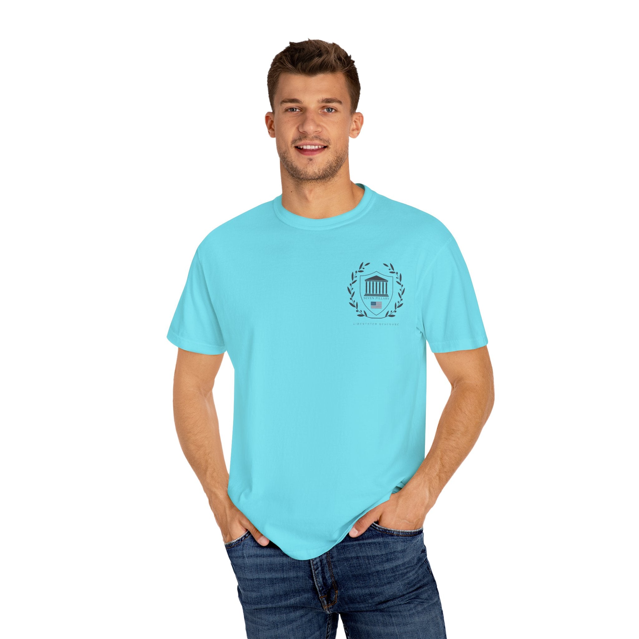 Cool T-Shirt Seven Pillars Unisex Garment-Dyed