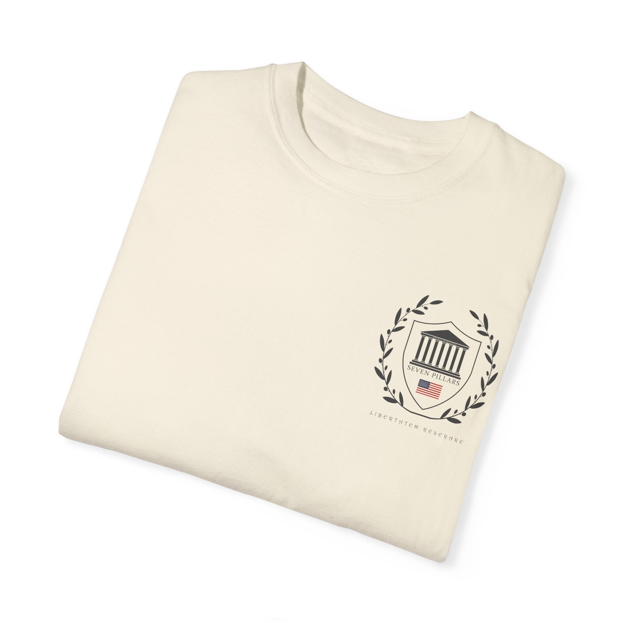 Cool T-Shirt Seven Pillars Unisex Garment-Dyed