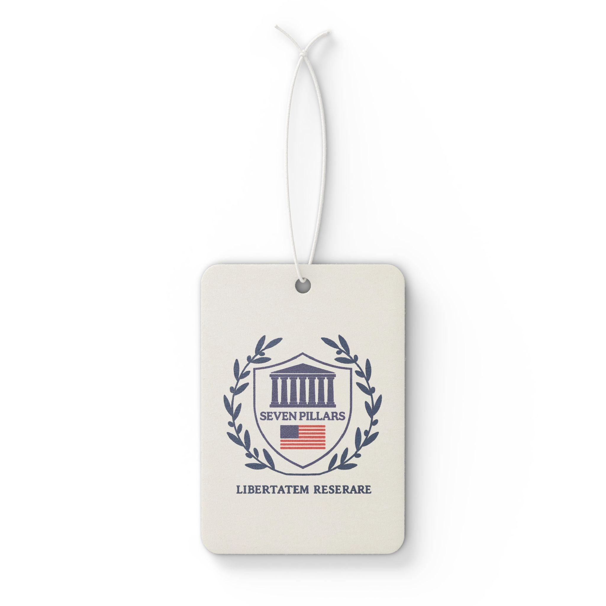 Seven Pillars Car Air Freshener - Freshen Your Ride with Liberty Inspired Design