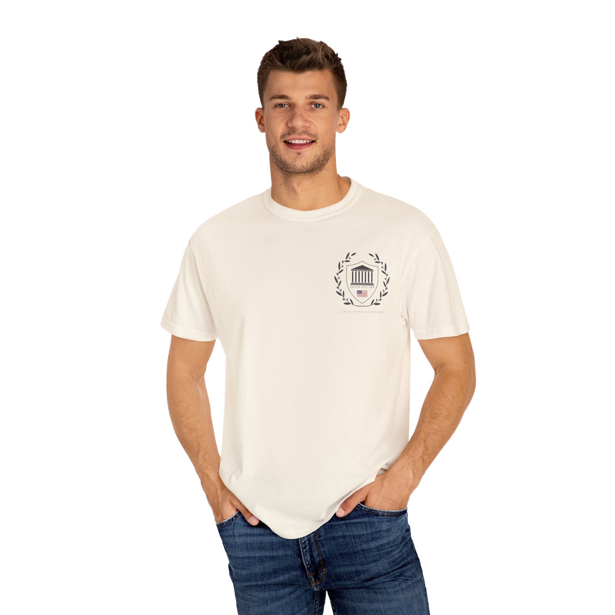 Cool T-Shirt Seven Pillars Unisex Garment-Dyed