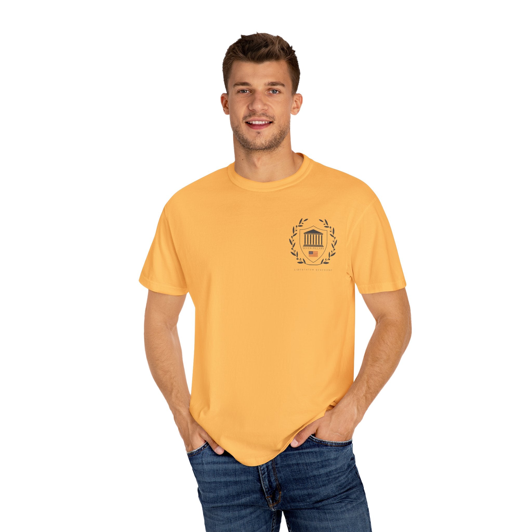 Cool T-Shirt Seven Pillars Unisex Garment-Dyed