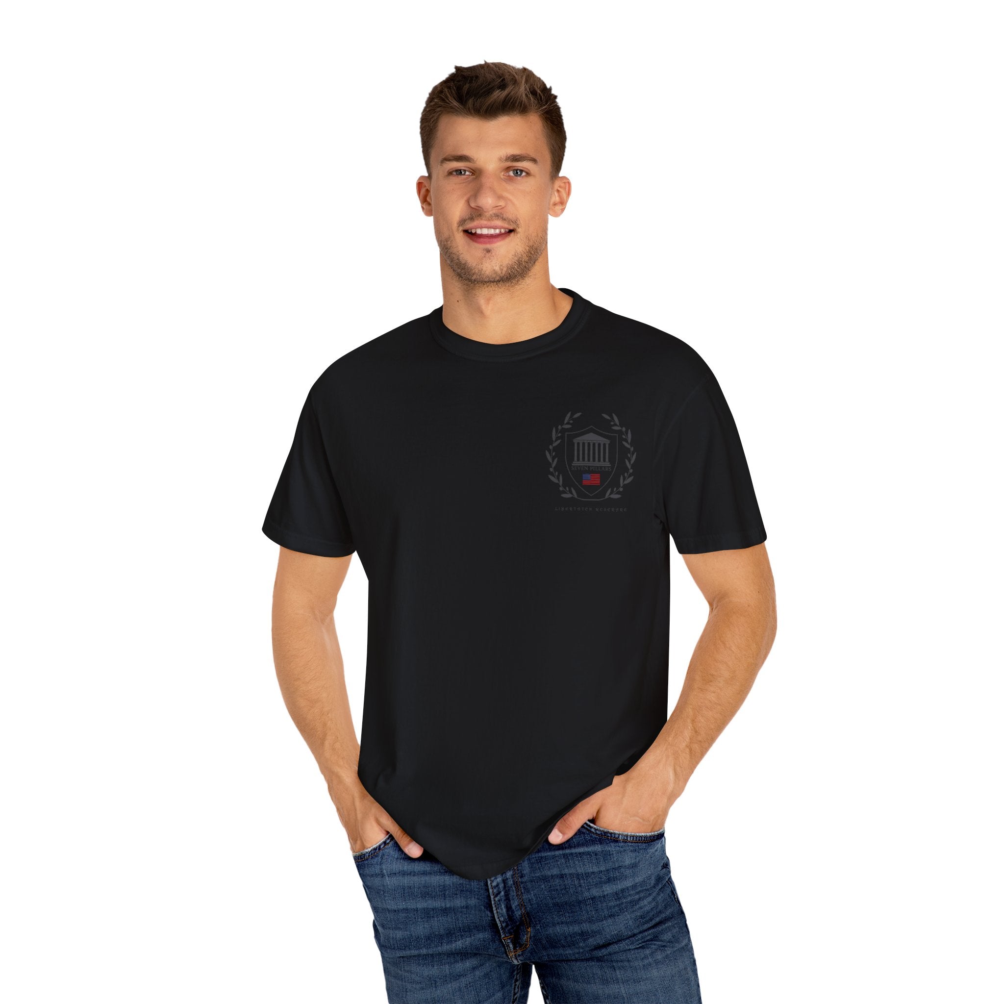 Cool T-Shirt Seven Pillars Unisex Garment-Dyed