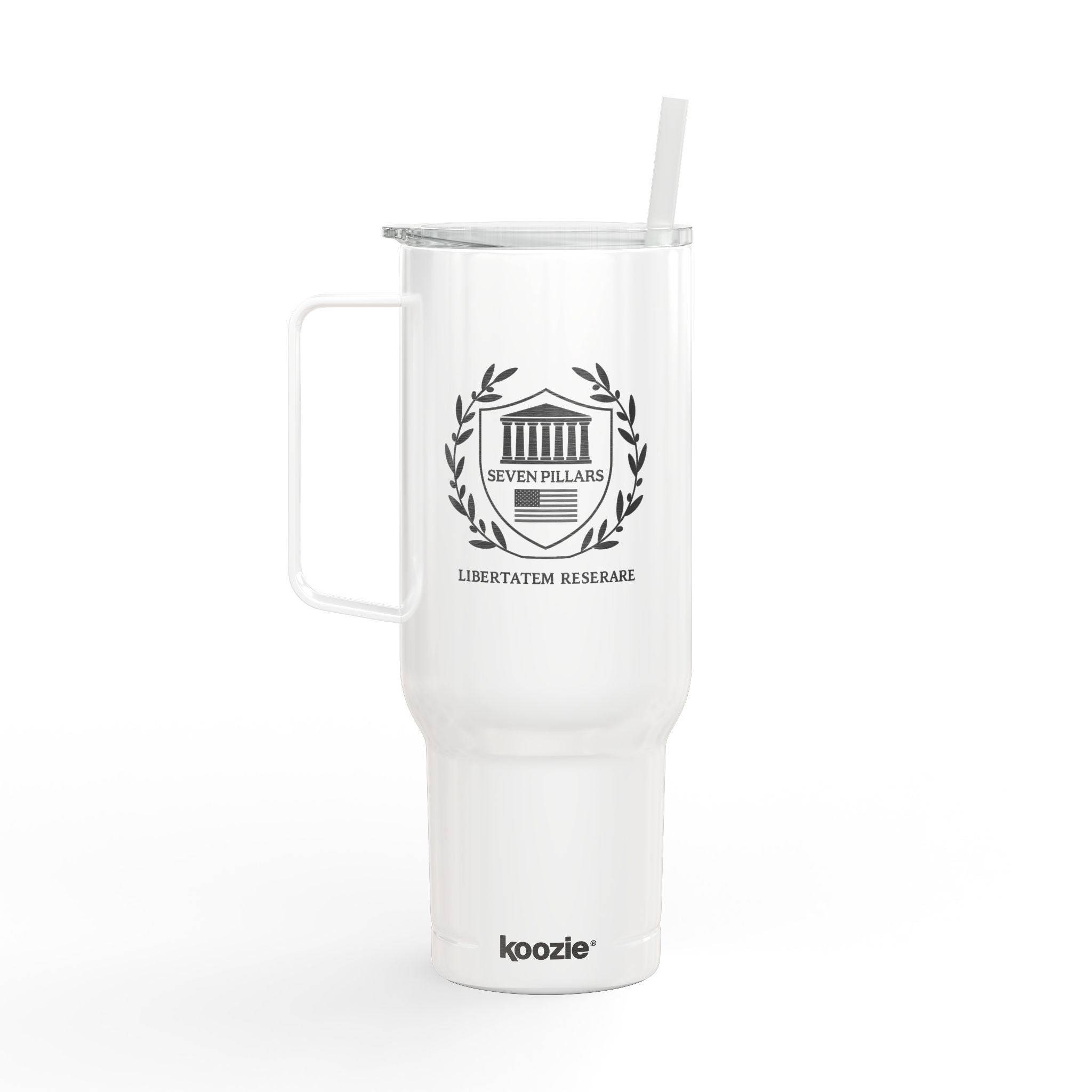 SEVEN PILLARS Insulated Tumbler (Engraved Support Seven Pillars Freedom Design)