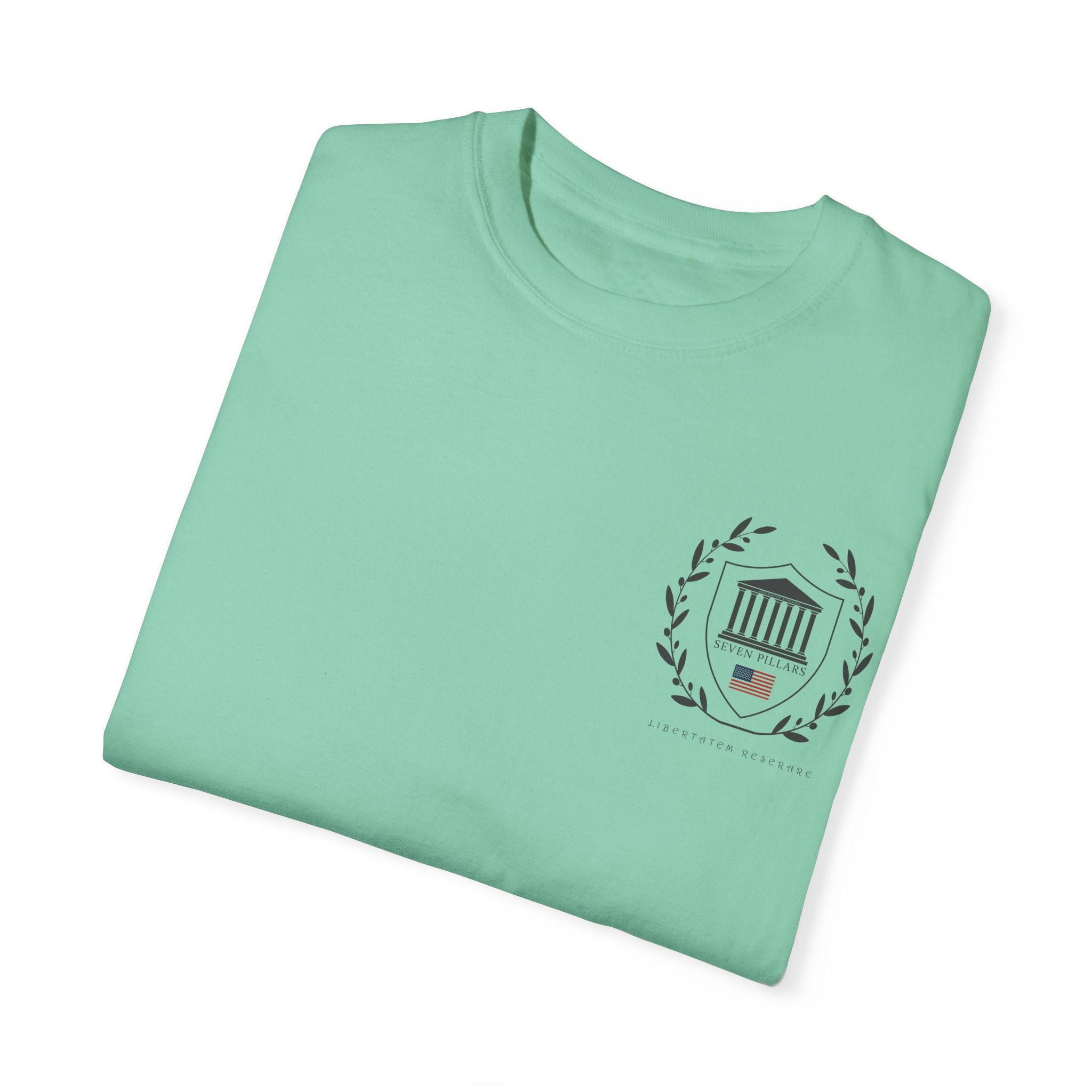 Cool T-Shirt Seven Pillars Unisex Garment-Dyed