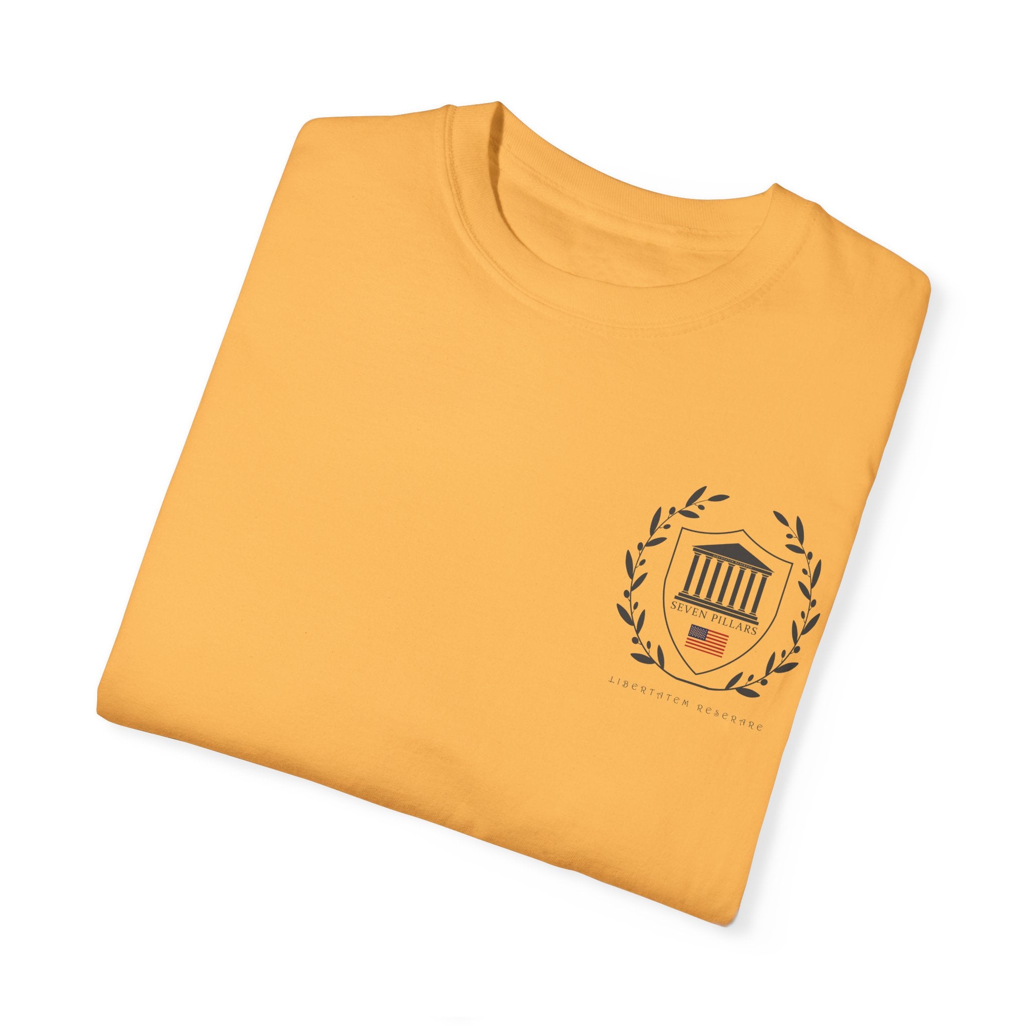 Cool T-Shirt Seven Pillars Unisex Garment-Dyed