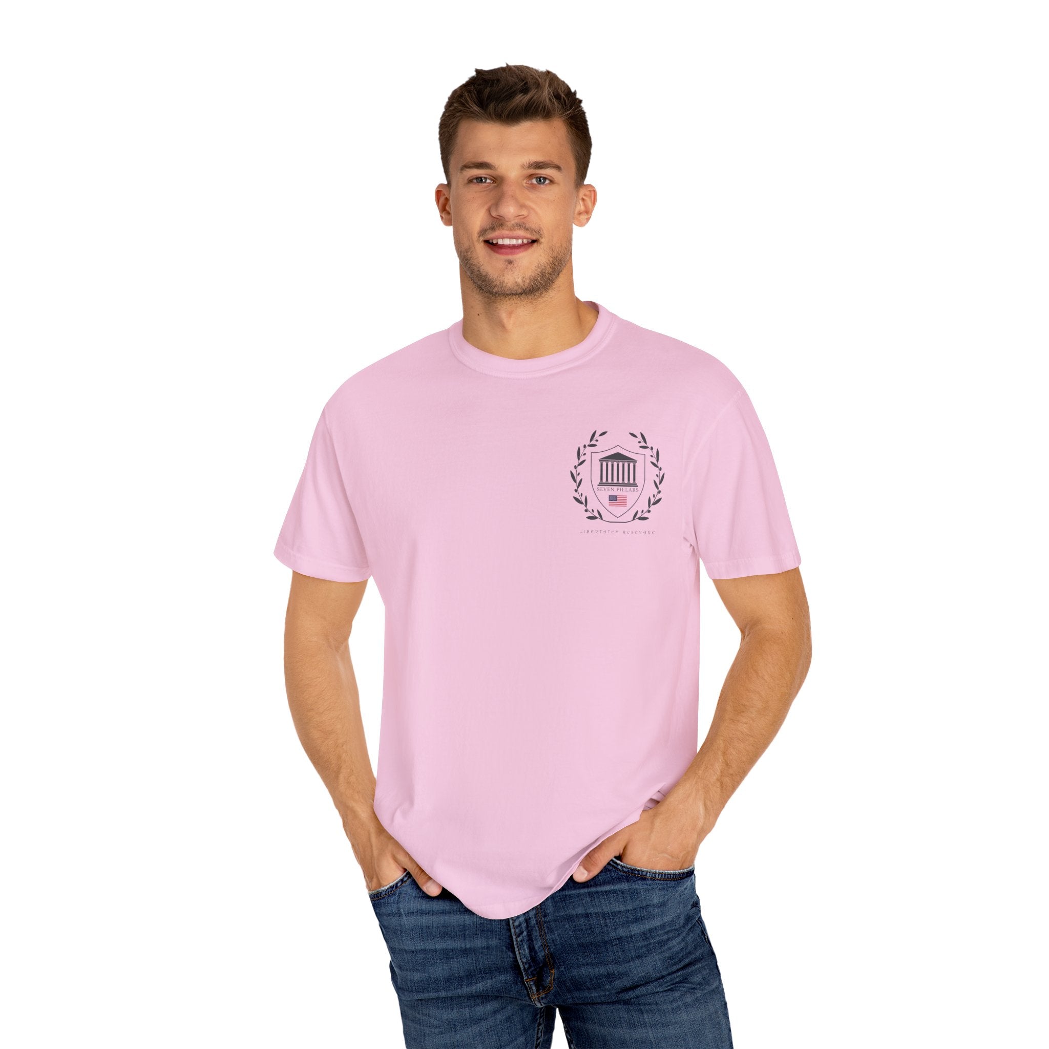 Cool T-Shirt Seven Pillars Unisex Garment-Dyed