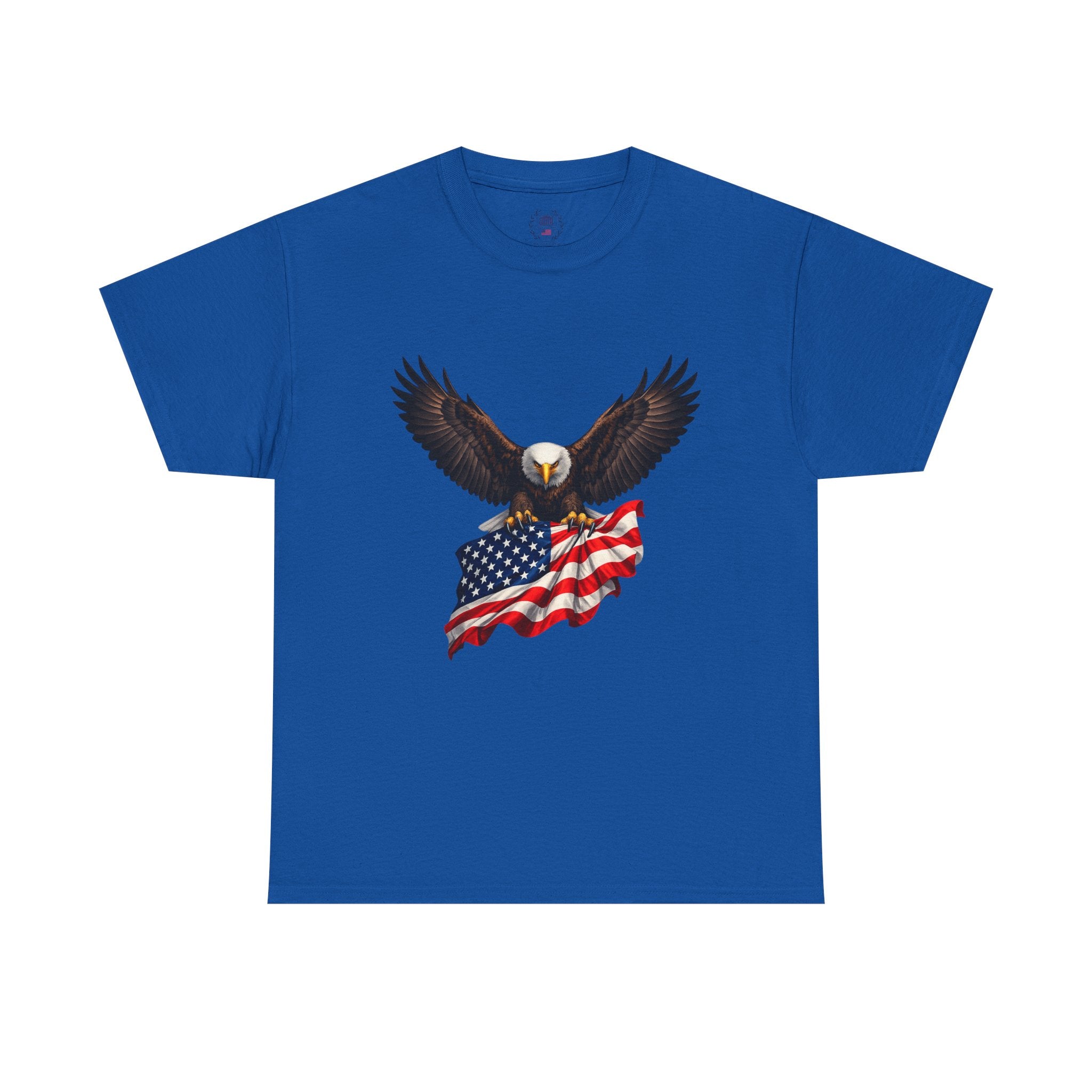 Seven Pillars of Freedom Tee — Patriotic Columns Shield Design