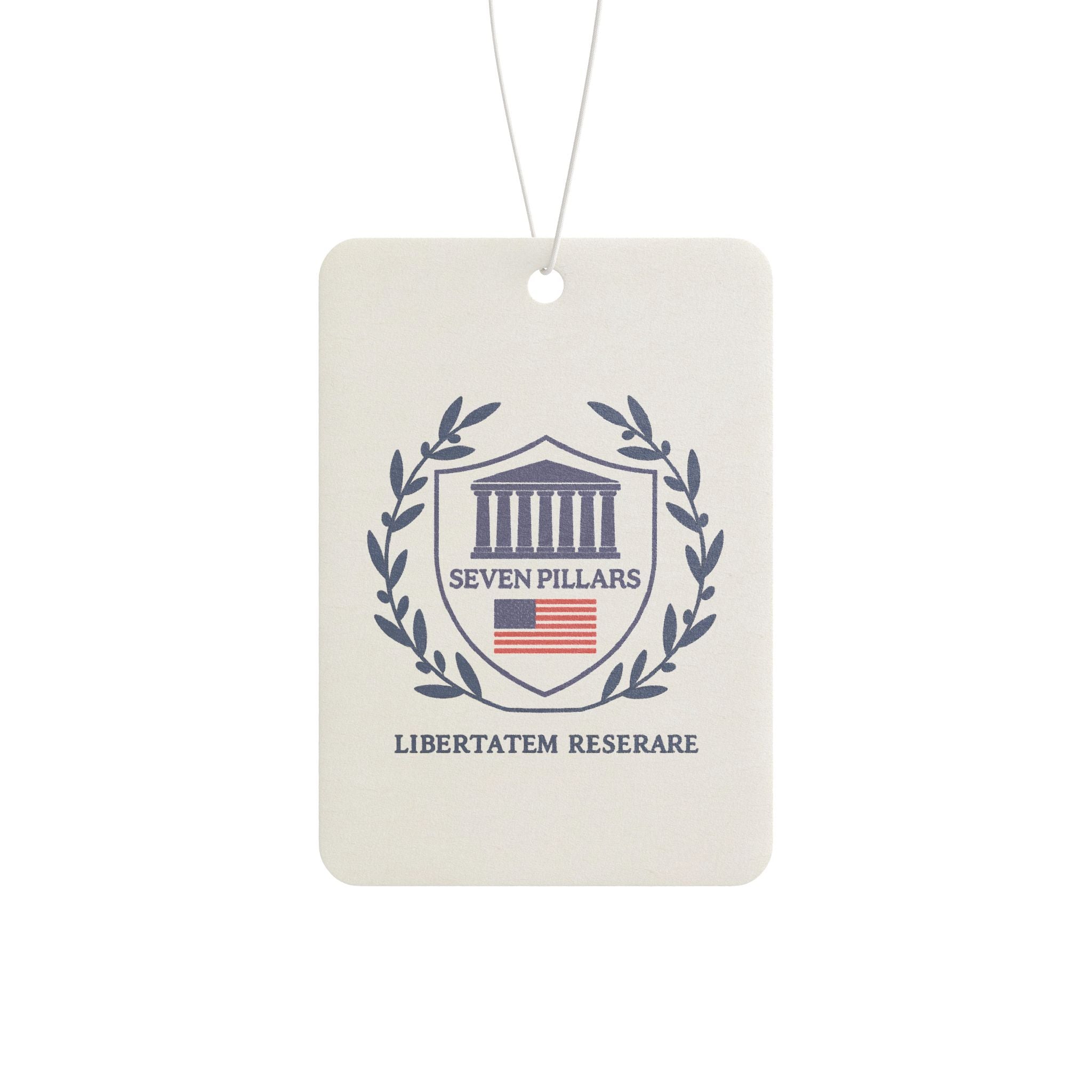 Seven Pillars Car Air Freshener - Freshen Your Ride with Liberty Inspired Design