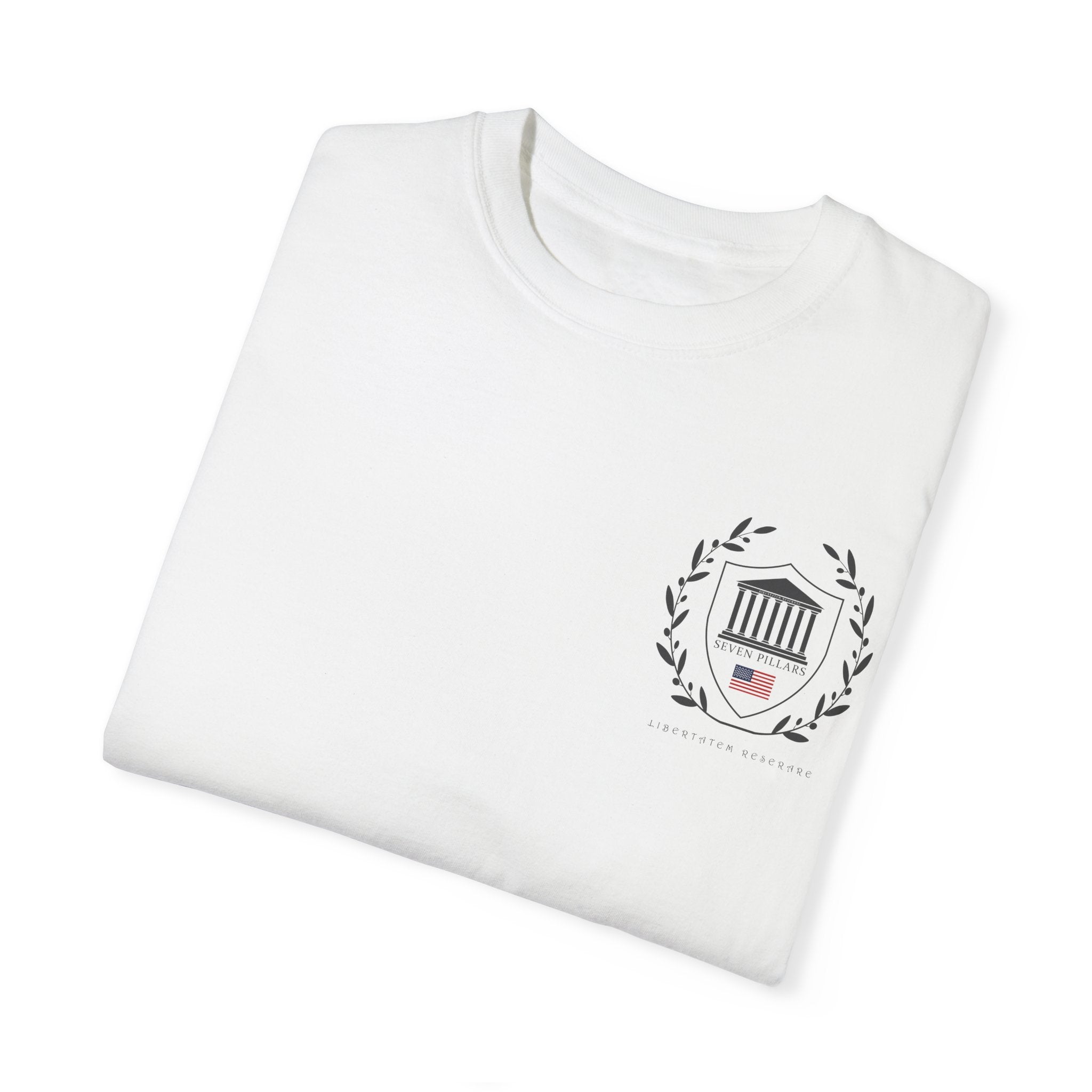 Cool T-Shirt Seven Pillars Unisex Garment-Dyed
