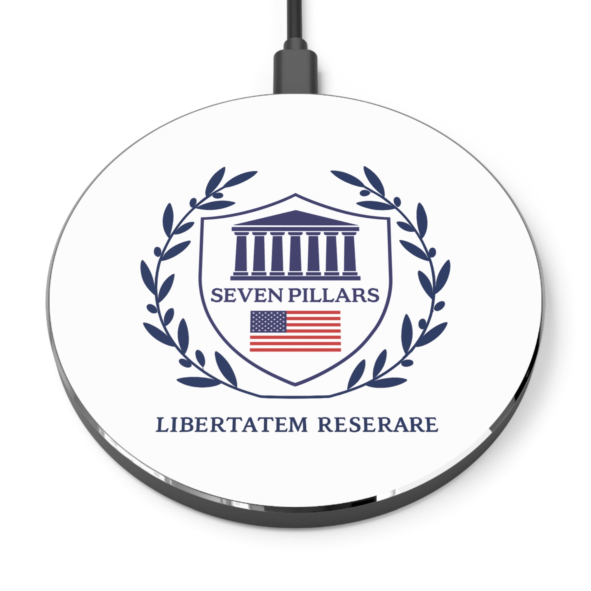 Elegant Wireless Charger with Seven Pillars Design