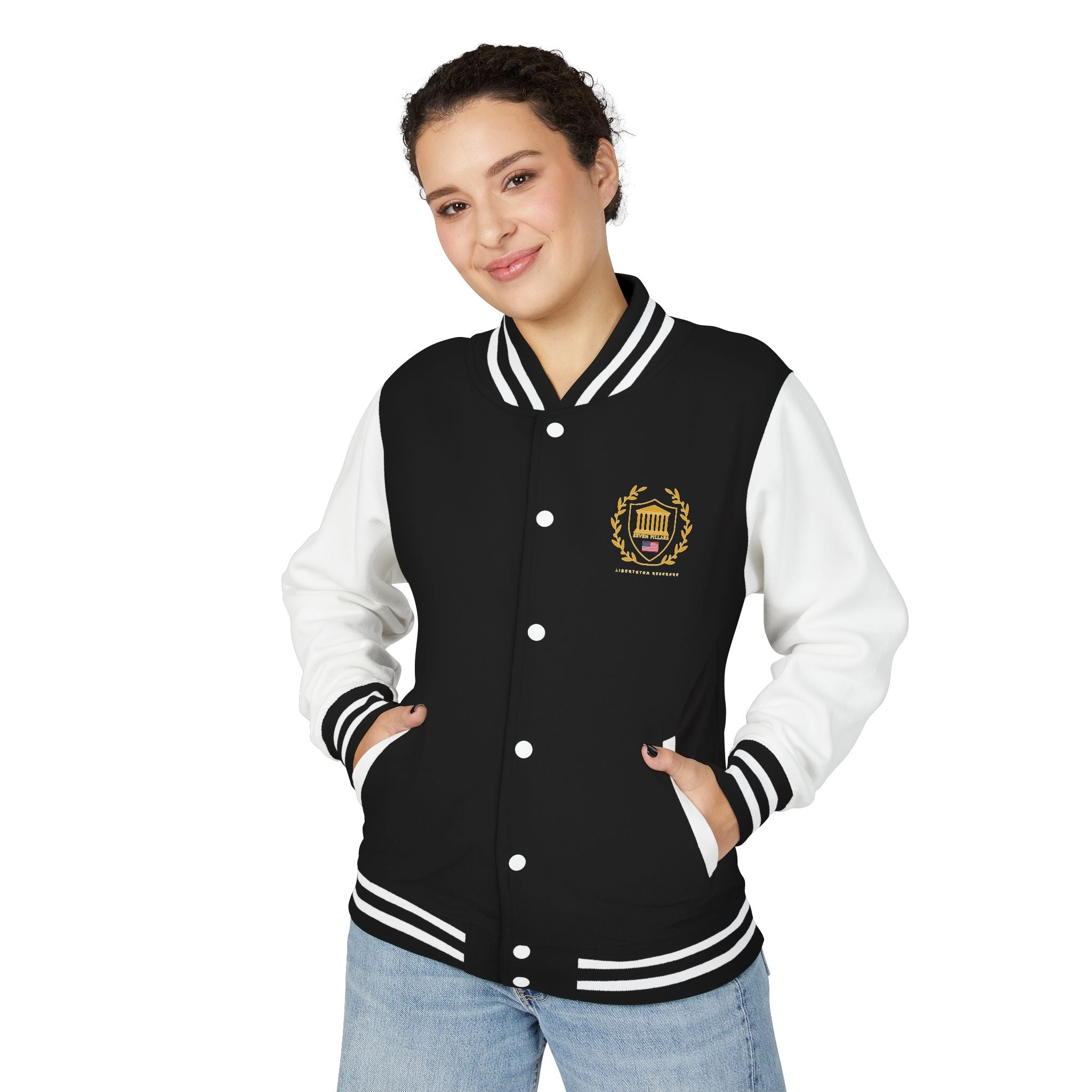 Letterman Jacket — Seven Pillars Crest Vintage Varsity