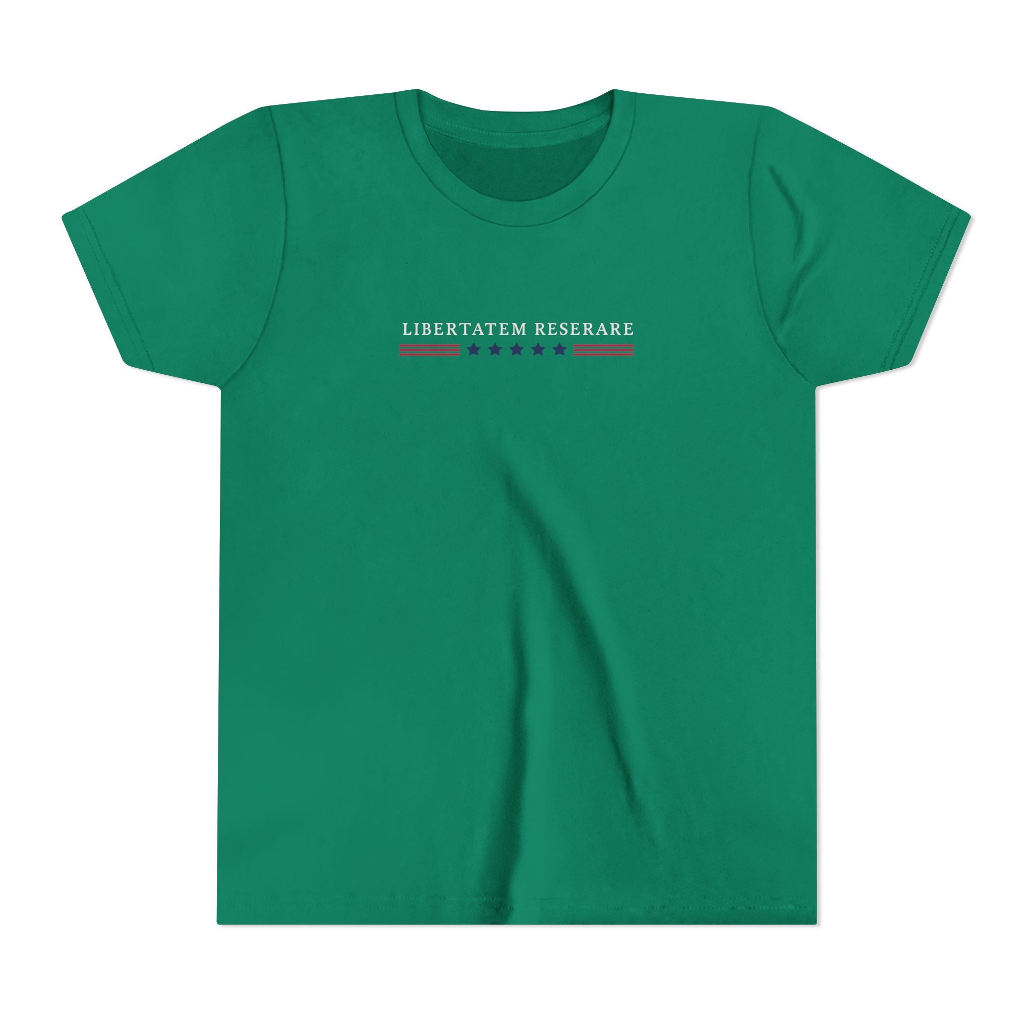 Youth Short Sleeve Tee - Stars & Stripes Patriotic Shirt for Kids