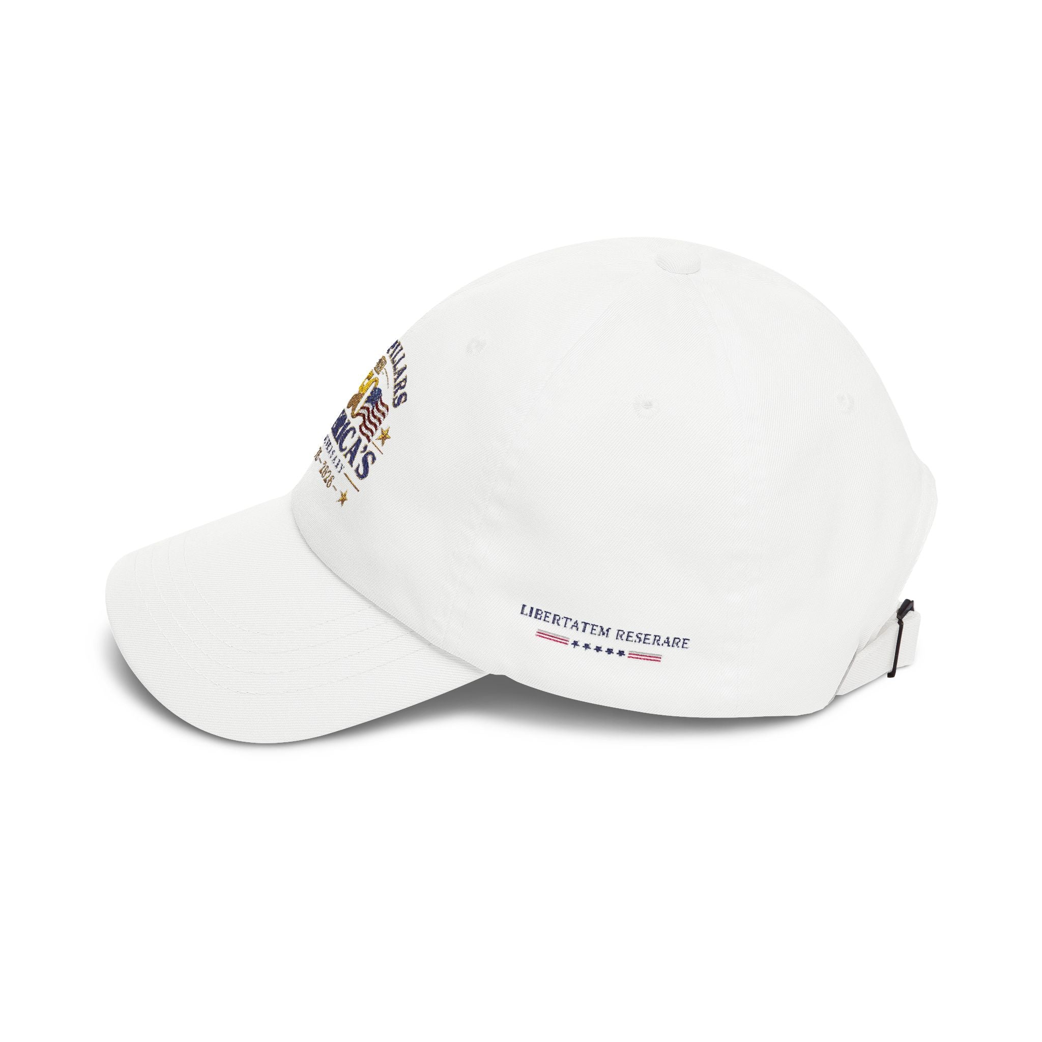 America 250th Anniversary Hat | 1776-2026 Patriotic Cap | Seven Pillars Embroidered Dad Hat | 4th of July Baseball Cap