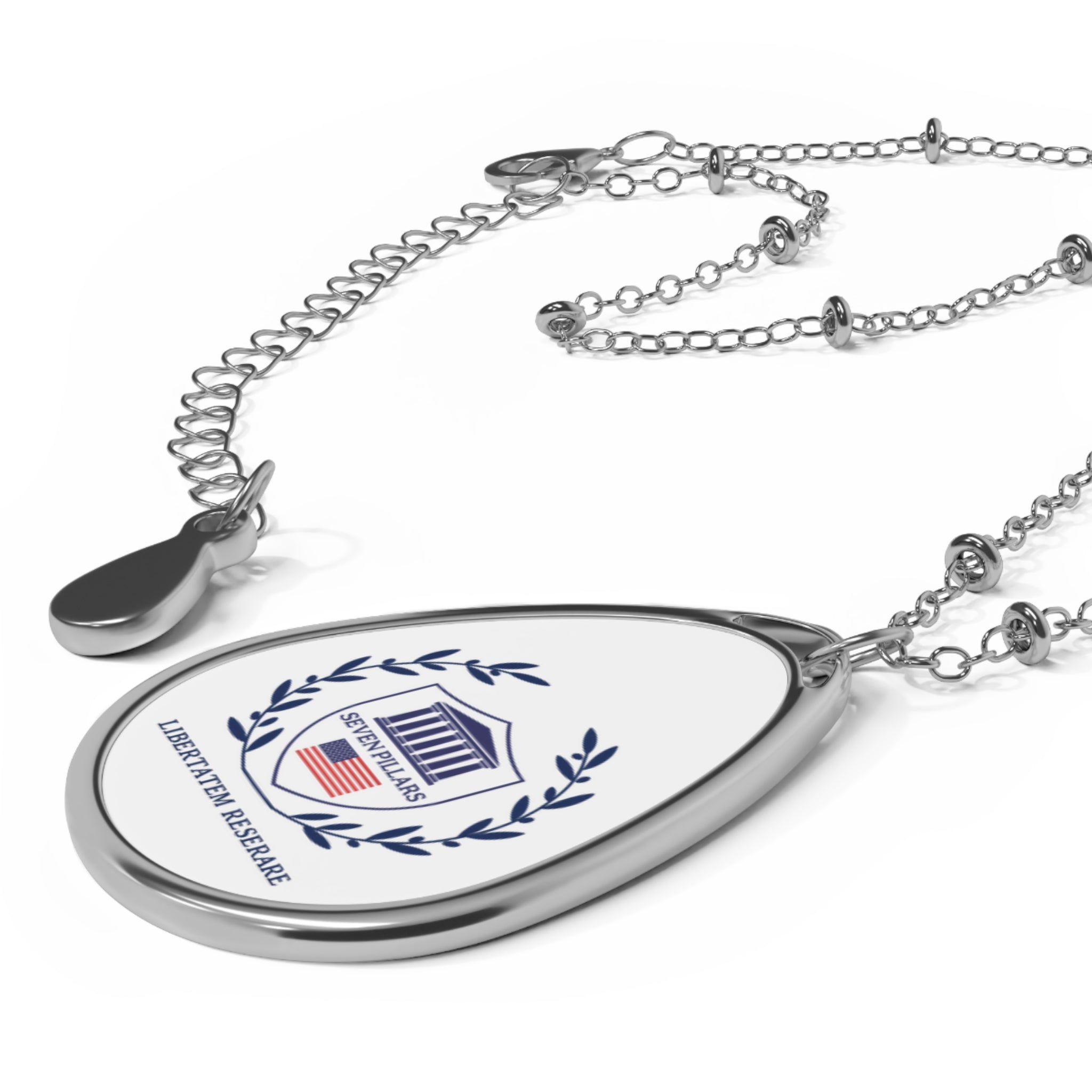 Necklace Pendant, Seven Pillars Support Stand Movement