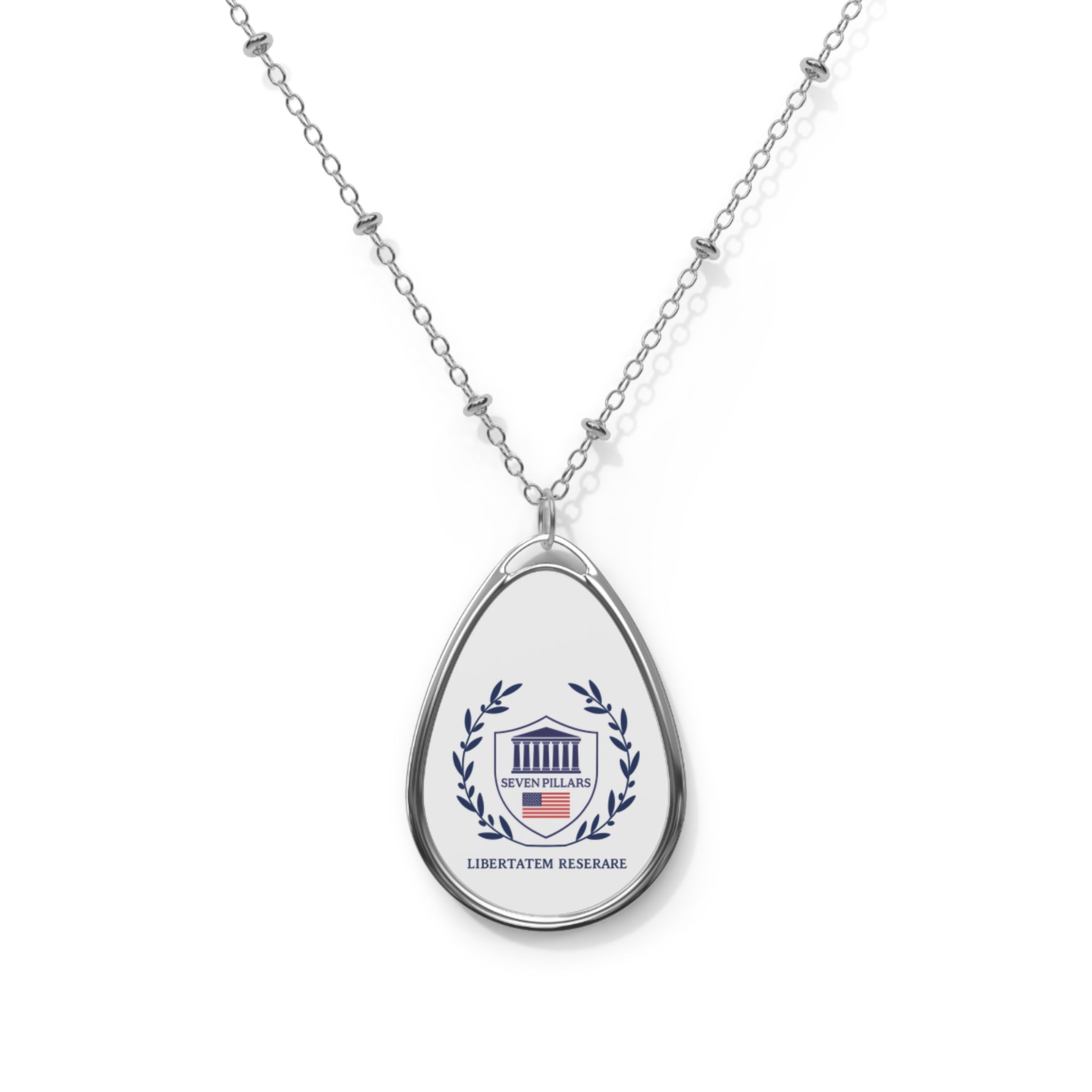 Necklace Pendant, Seven Pillars Support Stand Movement