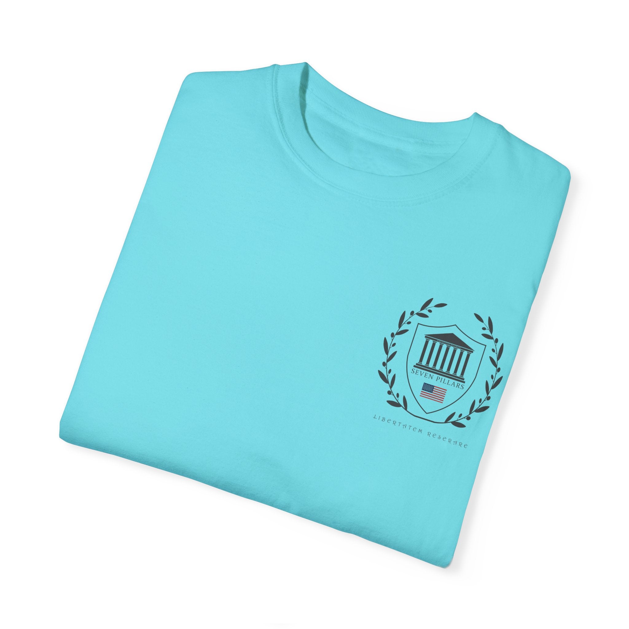 Cool T-Shirt Seven Pillars Unisex Garment-Dyed