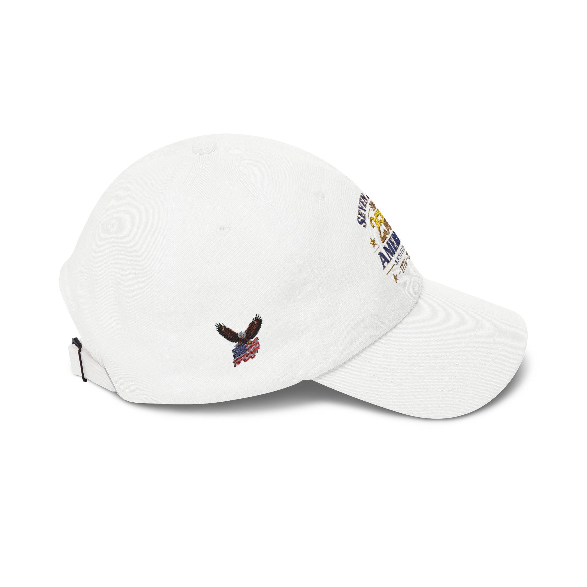 America 250th Anniversary Hat | 1776-2026 Patriotic Cap | Seven Pillars Embroidered Dad Hat | 4th of July Baseball Cap